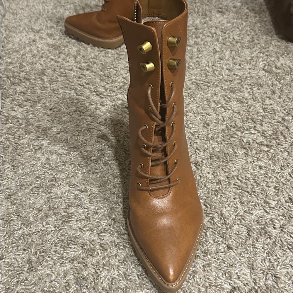 Michael Kors Lace Up Boots - Picture 3 of 14